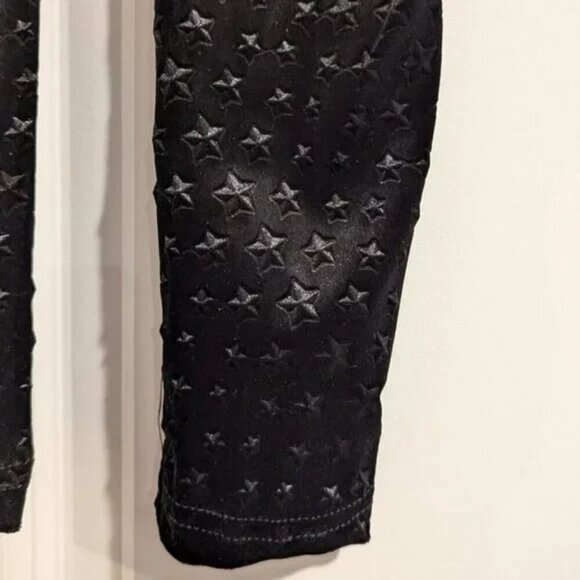 *3 FOR $9* Andy & Evan Solid 3D Star Velvet Plush Velvety Pull On Leggings Pants - Picture 2 of 2